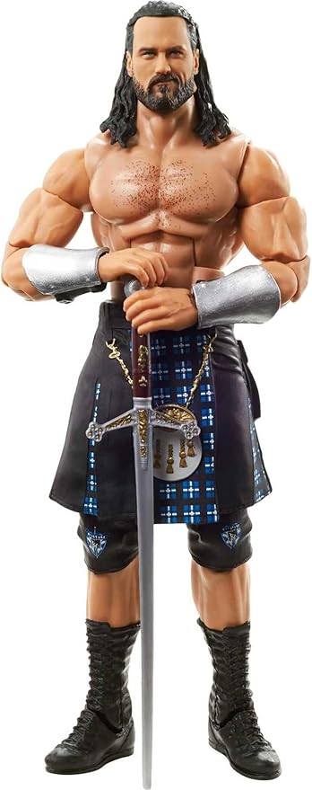 Mattel WWE Drew McIntyre Top Picks Elite Collection Action Figure with Accessories, 6-inch Posable Collectible Gift for WWE Fans Ages 8 Years Old & Up