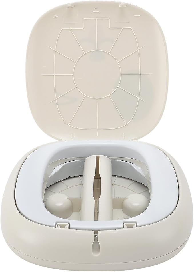 Travel Potty for Toddler, Foldable Potty Training Toilet Seat, Portable Potty Car Potty Folding Toilet for Boys Girls Baby Kids Children Indoor Outdoor Camping (Gray)