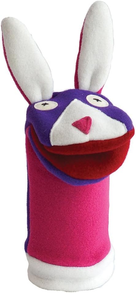 Cate and Levi Pets Collection Hand Puppets-Set of Three Includes Puppy, Bunny and Frog (100% USA Polar Fleece)