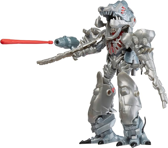 Marvel Mech Strike Mechasaurs, 4.5-Inch Ultron Primeval with T-R3X Mechasaur Action Figures, Super Hero Toys for Kids Ages 4 and Up