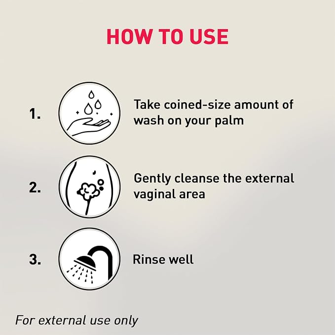 Sirona Natural pH Balanced Intimate Wash - 100 ml (White) | with 5 Magical Herbs and No Chemical Actives for Intimate Hygiene