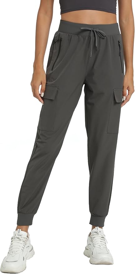 Women's Joggers Cargo Pants Lightweight Quick Dry Hiking Running Pants for Athletic Casual & Outdoor