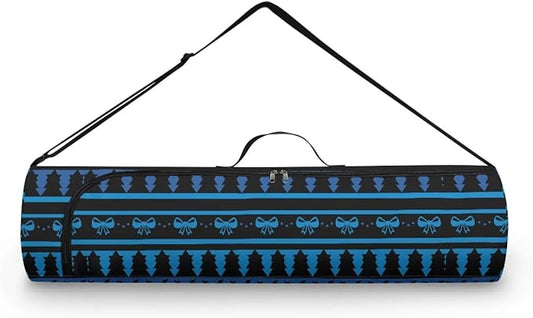Yoga Mat Bag with Adjustable Shoulder Strap and Handle Zipper, 30in Wide x 6.3in Diameter for Yoga Mat Storage
