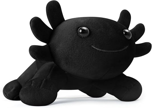 Axolotl Plush Toy,Soft Cute Axolotl Stuffed Animal Plushies,Axolotl Stuffed Animal Toy for Kids, Cute Plushies Axolotl Pillow Doll.Black