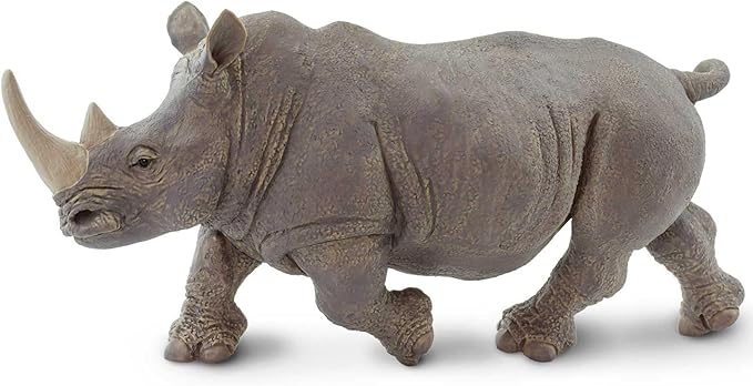 Safari Ltd. White Rhino Figurine - Detailed 12.5" Plastic Model Figure - Fun Educational Toy for Boys, Girls & Kids Ages 1+
