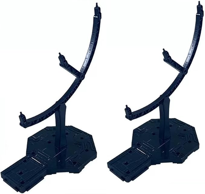 2-Piece Action Figure Display Stand,Adjustable 3-Tier Support Arms, Suitable For Displaying Gundam Model Characters And Action Characters (HG)