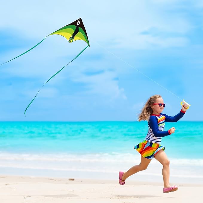 Butterfly Kites for Kids & Adults, Easy to Fly Design with Long Tail for Stability, for Kids Ages 4-8 & Beginners, Beach & Park Use | Family Outdoor Fun
