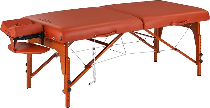 Master Massage 31" Santana Therma Top Portable Massage Table Package (Built in Heating Pads)- Esthetician Bed- Folding Massage Table with Heated Top