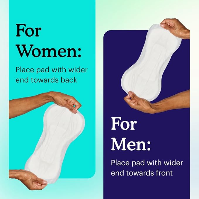 Because Overnight Booster Pads Fit All Adult Diapers, Helps Keep Your Adult Diaper Active All Night, Adds 4 Cups to Incontinence Underwear, Extra Absorbency, 22 Count (Packaging May Vary)