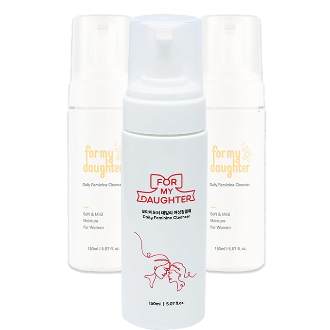for my daughter Moisture Feminine Wash | Gentle Foam Wash with HPA Complex & | pH Balanced for Intimate Hygiene | Dermatologist-Tested – 150ml (5.07oz)