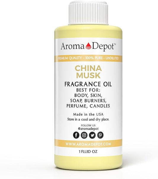 China Musk 1 oz. Perfume/Skin Oil Our Interpretation, Premium Quality I Uncut I Fragrance Oil I Scented Oil I Add Aroma to Your DIY Projects I Skin Safe
