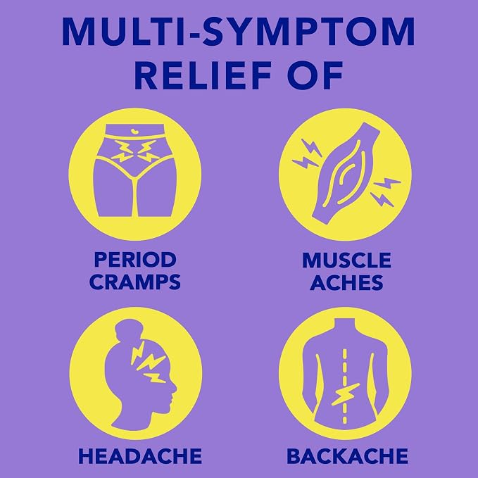 Midol Long Lasting Relief 20ct: Midol Long Lasting Relief, Menstrual Symptom Reliever & Fever Reducer, Caplets with Acetaminophen for Menstrual Pain Relief - 20 Count (Packaging May Vary)