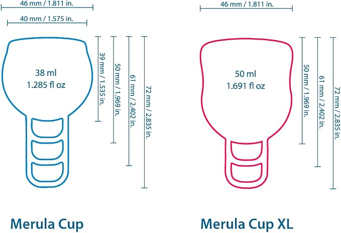 Merula Cup Mermaid (Blue) - The One-Size Menstrual Cup