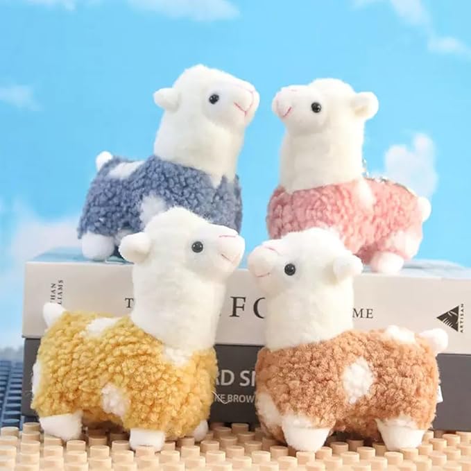 Llama Stuffed Animal Cute Alpaca Baby Plush Toy for Girls Boys(Alpaca heji fense)