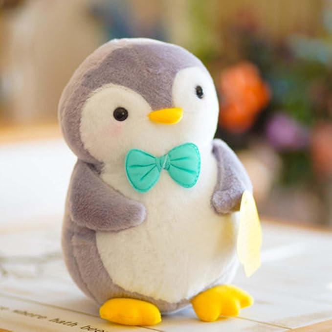 Stuffed Penguin Plush Ocean Animals Toys Dolls Decorations Gifts for Kids Boys Girls 10 Inches (Blue)