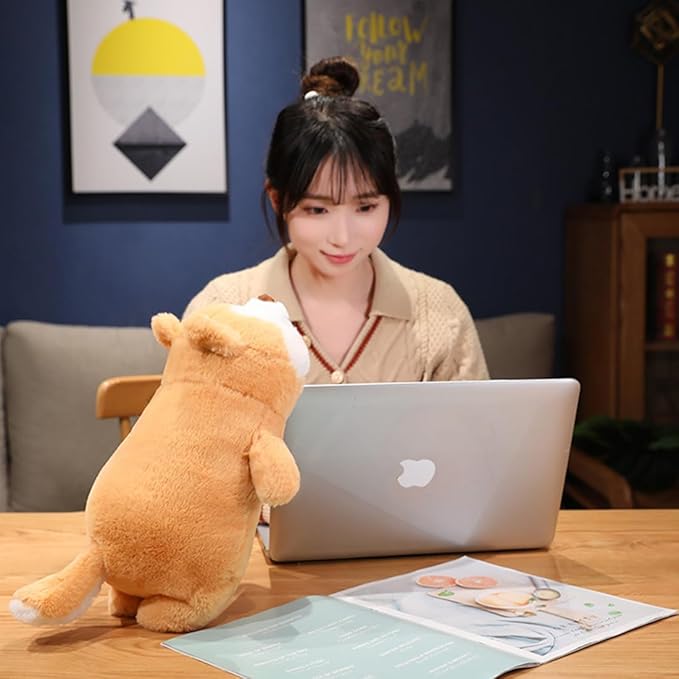 Soft Plush Corgi Dog Toy Stuffed Animal, Gift for Kids and Girls (50cm/19.6in)
