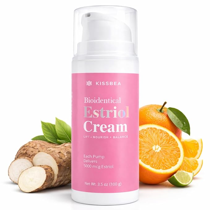 Bioidentical Estrogen Cream for Women with E3 - Menopause Skin Support Body Moisturizer with B5, Wild Yam, Vitamin C & CoQ10 - Up to 100 Pumps Supply