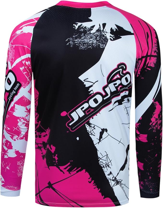 Dirt Bike Jersey for Youth, Kids Mountain Bicycle Shirt Long Sleeve Children Downhill Jerseys for Motorcycle Motocross
