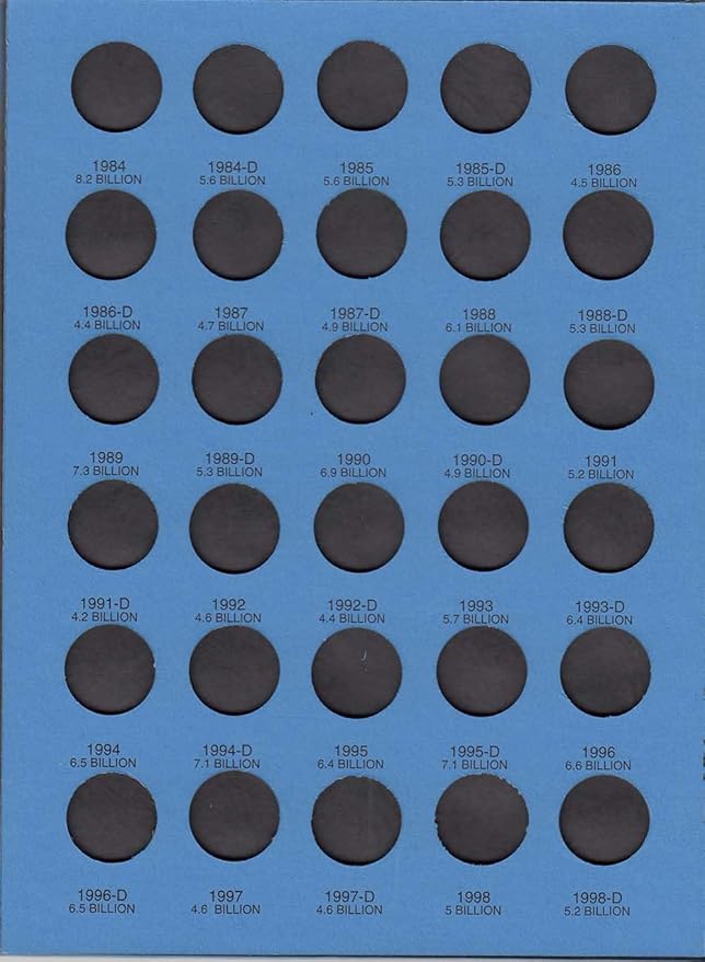 Whitman US Lincoln Memorial Cent Coin Folder Volume 1 1959 - 1998 #9000