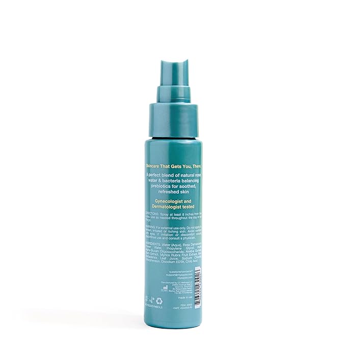 say la V. Refreshing Veauty Mist, pH Balanced, Feminine Hygiene Spray to Neutralize Vulva Odor, Natural Prebiotics, Aloe Vera and Rosewater, Gynecologist and Dermatologist Tested, 2 Fl Oz