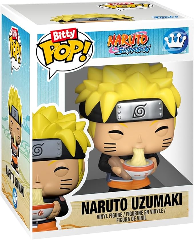 Funko Pop! Bitty Town: Naruto Shippuden - Ichiraku Ramen - Naruto Uzumaki - 0.9 Inch and 2 Inch (5.1 Cm) - Anime Collectable - Gift Idea - Toys for Kids & Adults