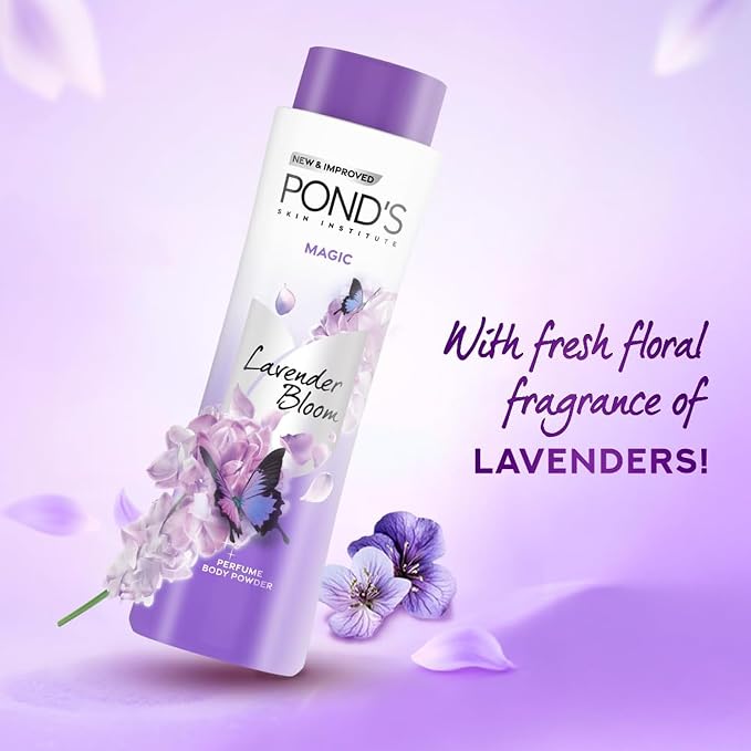 Ponds Magic Lavender Bloom Talcum Powder 80g