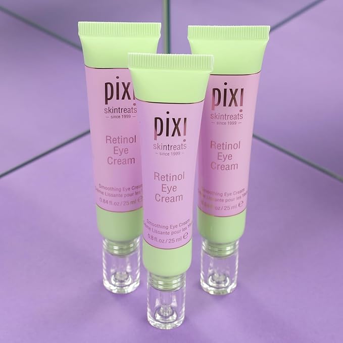 Pixi Beauty Retinol Eye Cream | Soothing Eye Cream | Retinol Helps Smooth & Refine Delicate Eye Area | Peptides Help Minimize Fine Lines | 0.84 fl oz/25ml