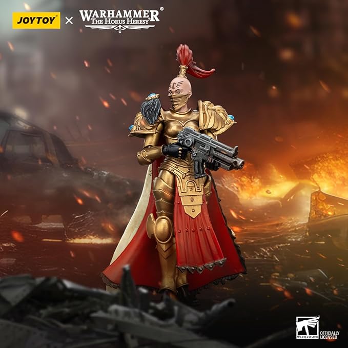 JOYTOY Warhammer Horus Heresy Sisters of Silence White Falcons Vigilator Cadre Vigilator 1, 1:18 Scale 4.17in Action Figure Mecha Joy Toy Collection Model