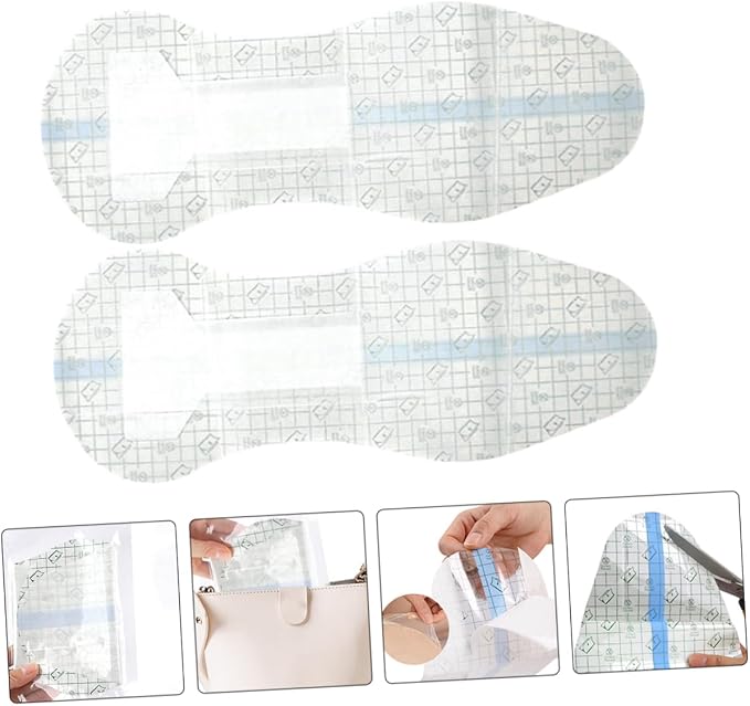 Vaguelly 5pcs Adhesive Underwear Protective Sticker Swimwear Panty Liner Non-Woven Lingerie Patch