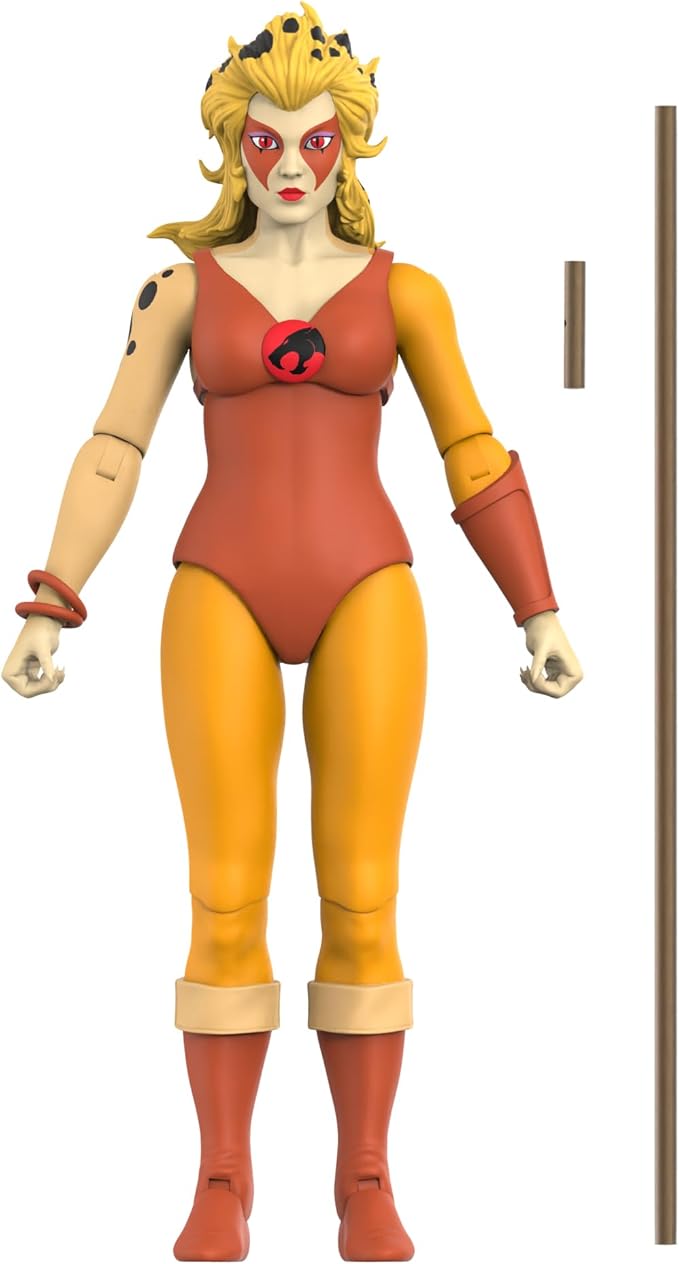 Super7 Deluxe Thundercats Cheetara - 7" Thundercats Action Figure with Accessories Classic Cartoon Collectibles and Retro Toys