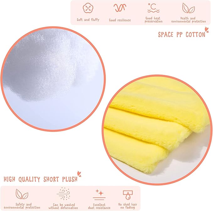 Yellow Duck Stuffed Animals Plush Toy with Removable Clothes Cute Soft Duck Plush Stuffed Gifts for Kids - 12 Inch ([4ACC] Knitted Hat Suit, Duck-12)