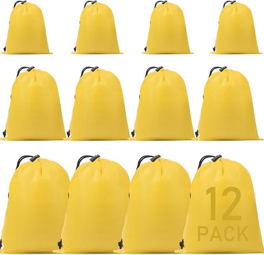 iMucci Upgrade Drawstring Bag Sack Nylon Bag Ditty Bag for Gym Traveling, Hiking, Yoga, Shopping