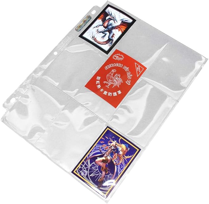 Ultra PRO Platinum Series 9-Pocket Pages (50 ct.) - Card Sleeves Binder Sheets for Trading, Sports, and Gaming Cards - Archival Safe