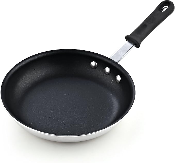 Cooks Standard Professional 8-Inch Nonstick Frying Pan, Heavy Duty Aluminum Non Stick Small Egg Omelette Pan, Everyday Wok Stir Fry Skillet, Dishwasher Safe