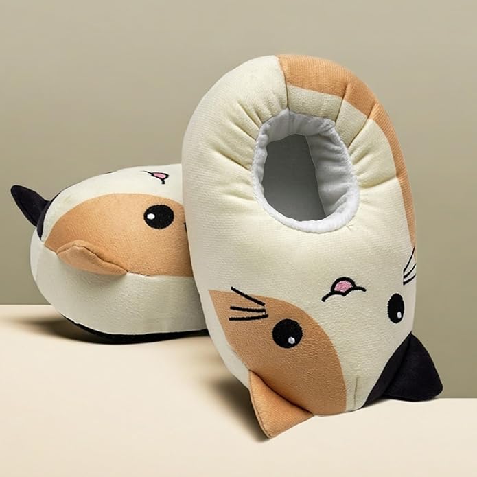 IceUnicorn Toddler Slippers Kids Cute Funny Animal House Shoes Girls Boys Christmas Fluffy Bedroom Indoor Slipper, Cat, Bunny, Unicorn, Axolotl, Fox