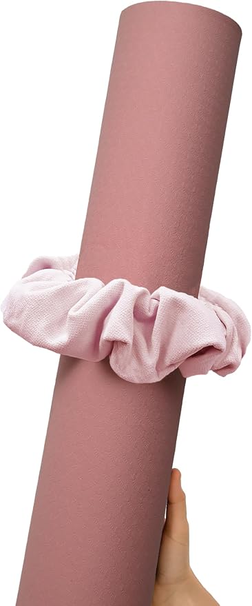 Yoga Mat Scrunchie - Holds Your Yoga Mat in Style - Durable & Elasticity Fabric - Fits All Standard Yoga Mats (mat not included)