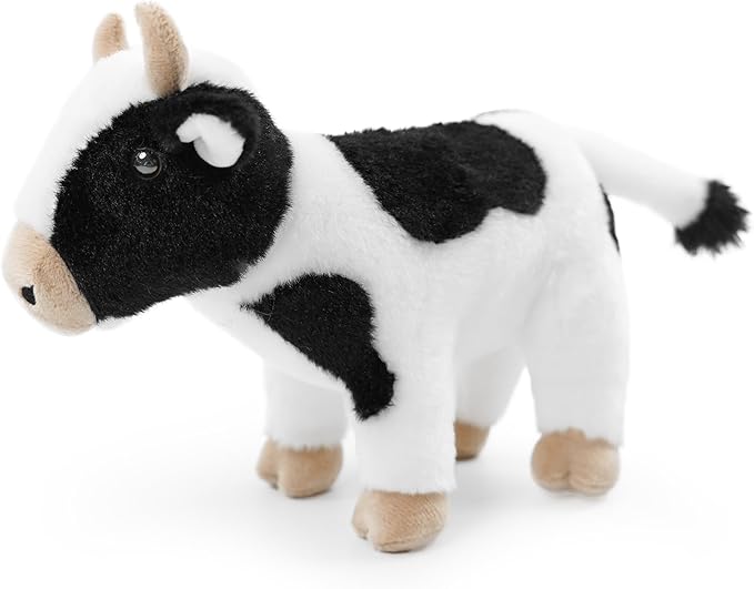 Stuffed Animals Toy Farm Animals 8 INCH,Plushies Stuffed Animals for Girls Plush Toys Little Stuffed Animal, Cute Stuffed Animal Plush Toy for Boy Girls (Standing Cows)
