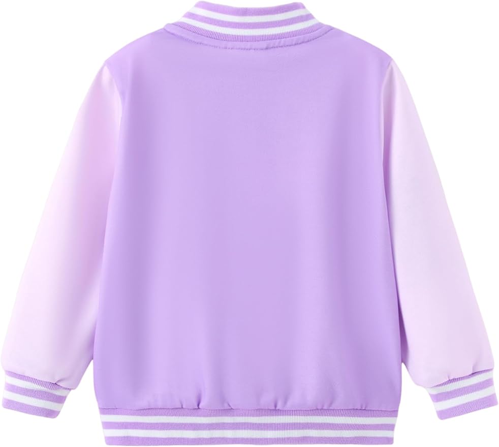Disney Minnie Mickey Stitch Princess Frozen Marvel Jacket Lightweight Coat Button up Color Block Sweatshirt Sizes 2-14 Years