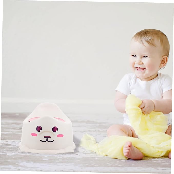 Baby Thicken Toilet Portable Potty for with Cover Lightweight Travel Training Toilet 11.81X10.23X7.48In Comfortable for Home Use