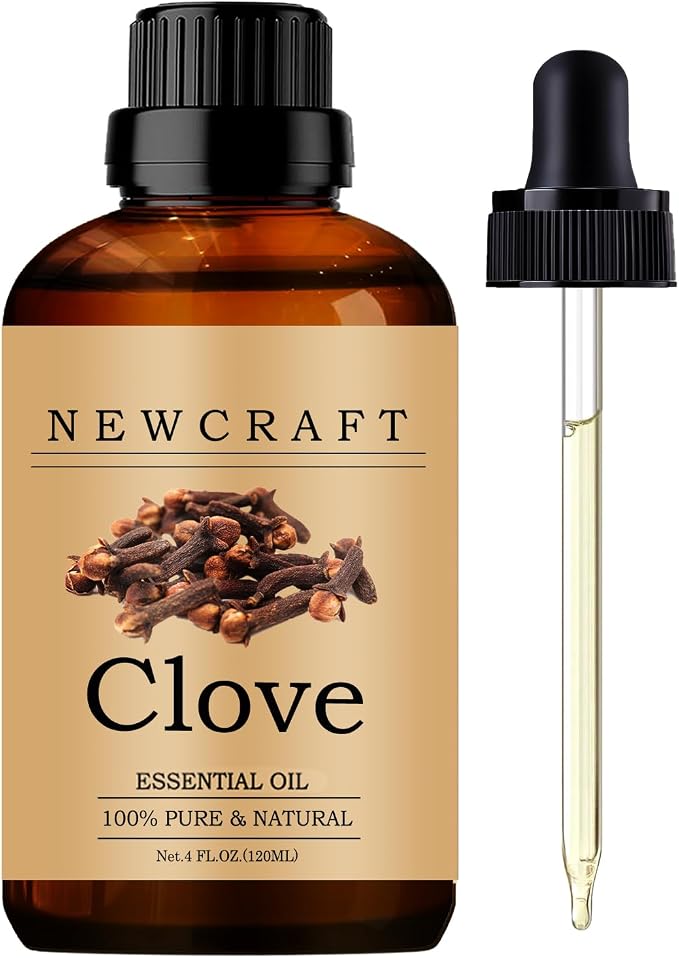 Clove Essential Oils, 100% Pure and Natural Essential Oil for Aromatherapy Diffuser - Clove/4 Fl Oz