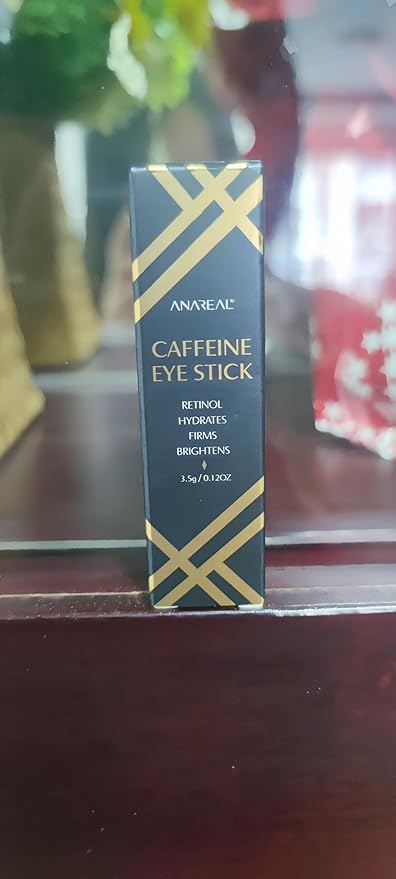 Caffeine Under Eye Balm Stick (2 Pack) – Hydrating Eye Brightener for Dark Circles & Puffiness, Anti-Wrinkle Korean Skincare with Retinol, Cooling Eye Cream Stick for Eyes, Face & Under-Eye Bags