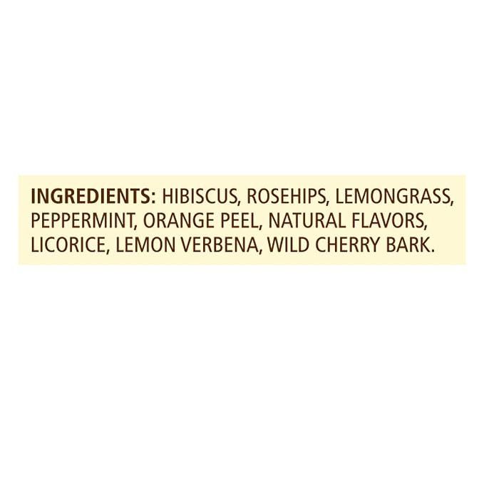 Celestial Seasonings Hibiscus & Red Zinger Herbal Tea, Caffeine Free, 20 Tea Bags (Pack of 2)