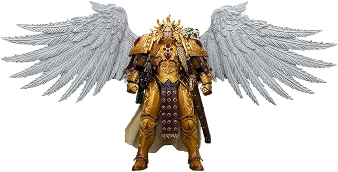 JOYTOY Warhammer 40K The Horus Heresy 1/18 Action Figure Blood Angels Sanguinius Primarch of The IXth Legion Collection Model Birthday