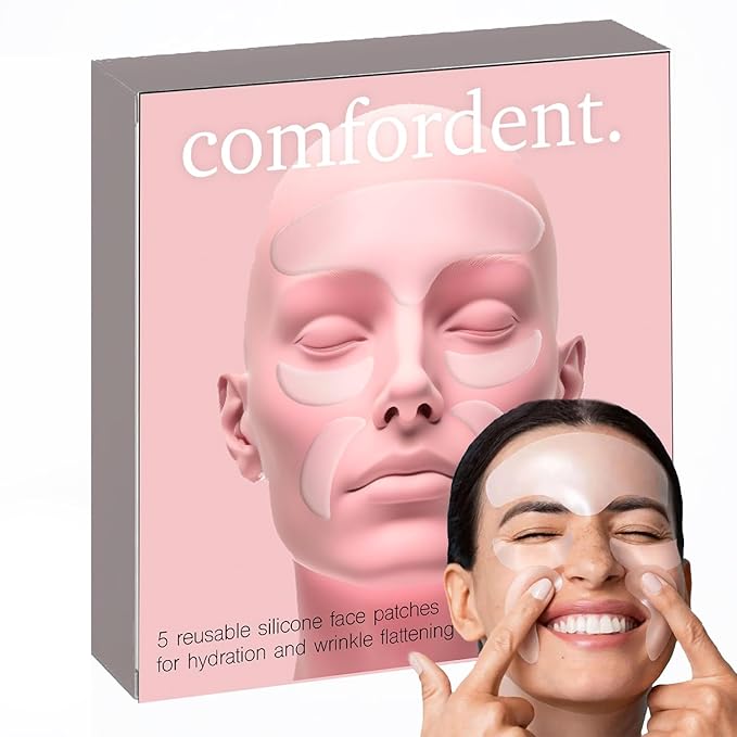 Reusable Silicone Face Patches for Forehead & Fine Lines Overnight Smoothing