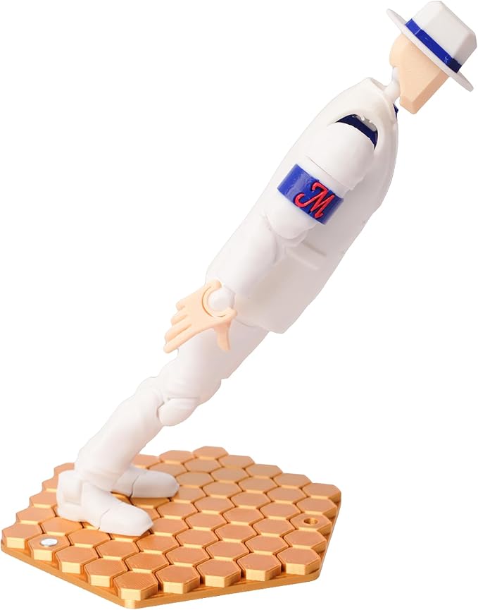 (Assembly Completed T13 Action Figure, 8.1 inches, Strong Magnetic Accessories, 3D Printed Robot Multi-Jointed Movable, Desktop Decorations for Game Lovers，POP Dancer (White)