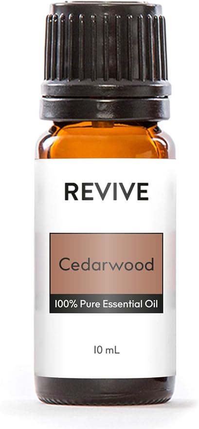 Cedarwood Essential Oil by Revive Essential Oils - 100% Pure Therapeutic Grade, for Diffuser, Humidifier, Massage, Aromatherapy, Skin & Hair Care