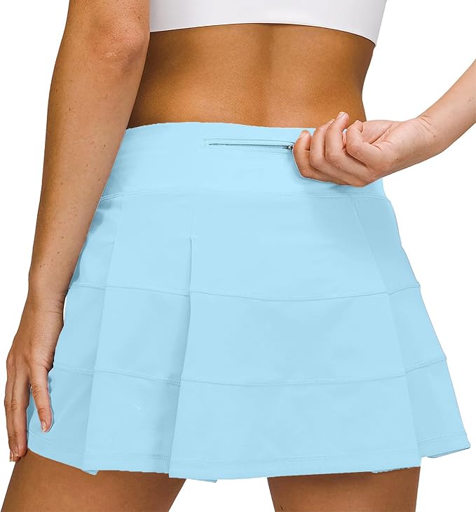 Athletic Tennis Golf Skorts Skirts for Women with Pocket Workout Running Sports Pleated Skirts Casual