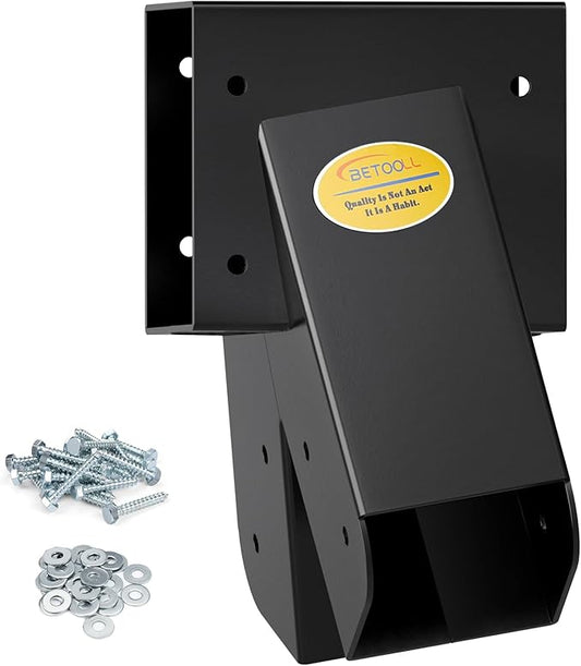BETOOLL A-Frame 1pcs Bracket Swing Set Bracket for Heavy Duty Swing Set – Includes Mounting Hardware, Ideal for Indoor and Outdoor Playgrounds (1 Bracket-Black)
