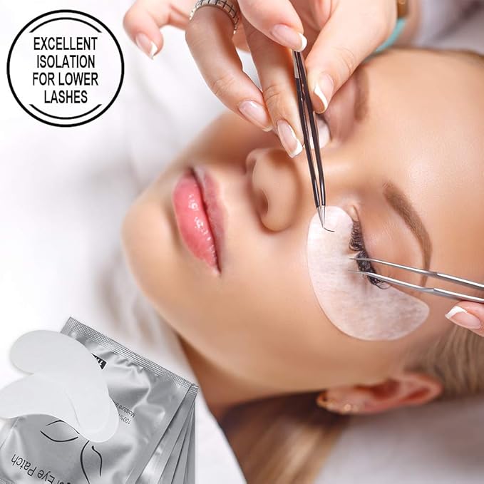 Ocim 100 Pairs Under Eye Pads Lash Extensions,Hydrogel Gel Eye Patches for Lashes Extension/Eyelash Tinting