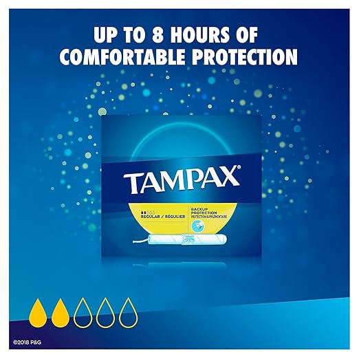 HOST500 Original Regular Tampax Tampons, Individually Wrapped